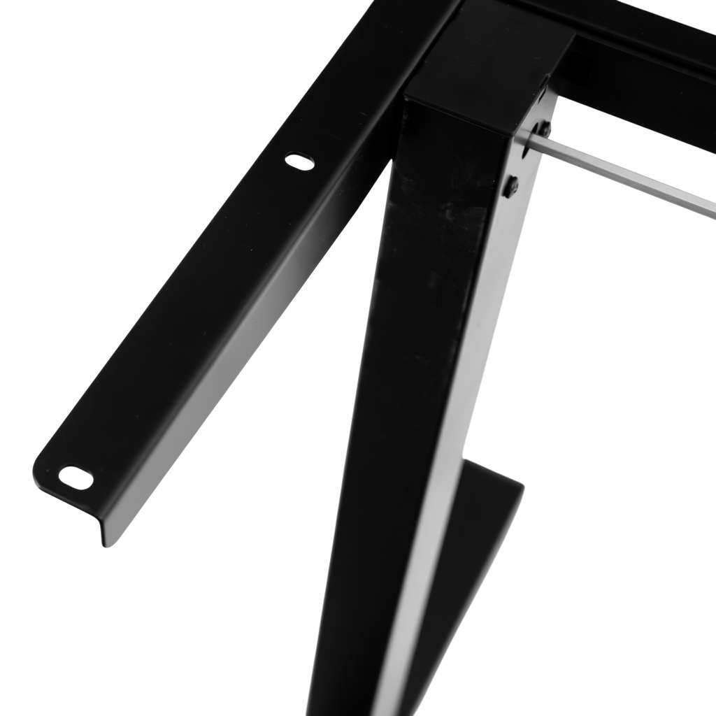 stelaż biurka regulowany elektrycznie, stelaż czarny, stelaż z regulacją wysokości, stelaż 1-silnikowy, stelaż do biurka 110-140 cm, regulowany stelaż do biurka, elektryczny stelaż biurkowy, stelaż z portami USB, ergonomiczny stelaż do biurka