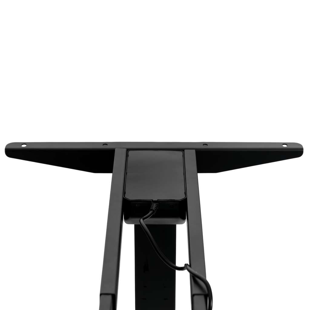 stelaż biurka regulowany elektrycznie, stelaż czarny, stelaż z regulacją wysokości, stelaż 1-silnikowy, stelaż do biurka 110-140 cm, regulowany stelaż do biurka, elektryczny stelaż biurkowy, stelaż z portami USB, ergonomiczny stelaż do biurka