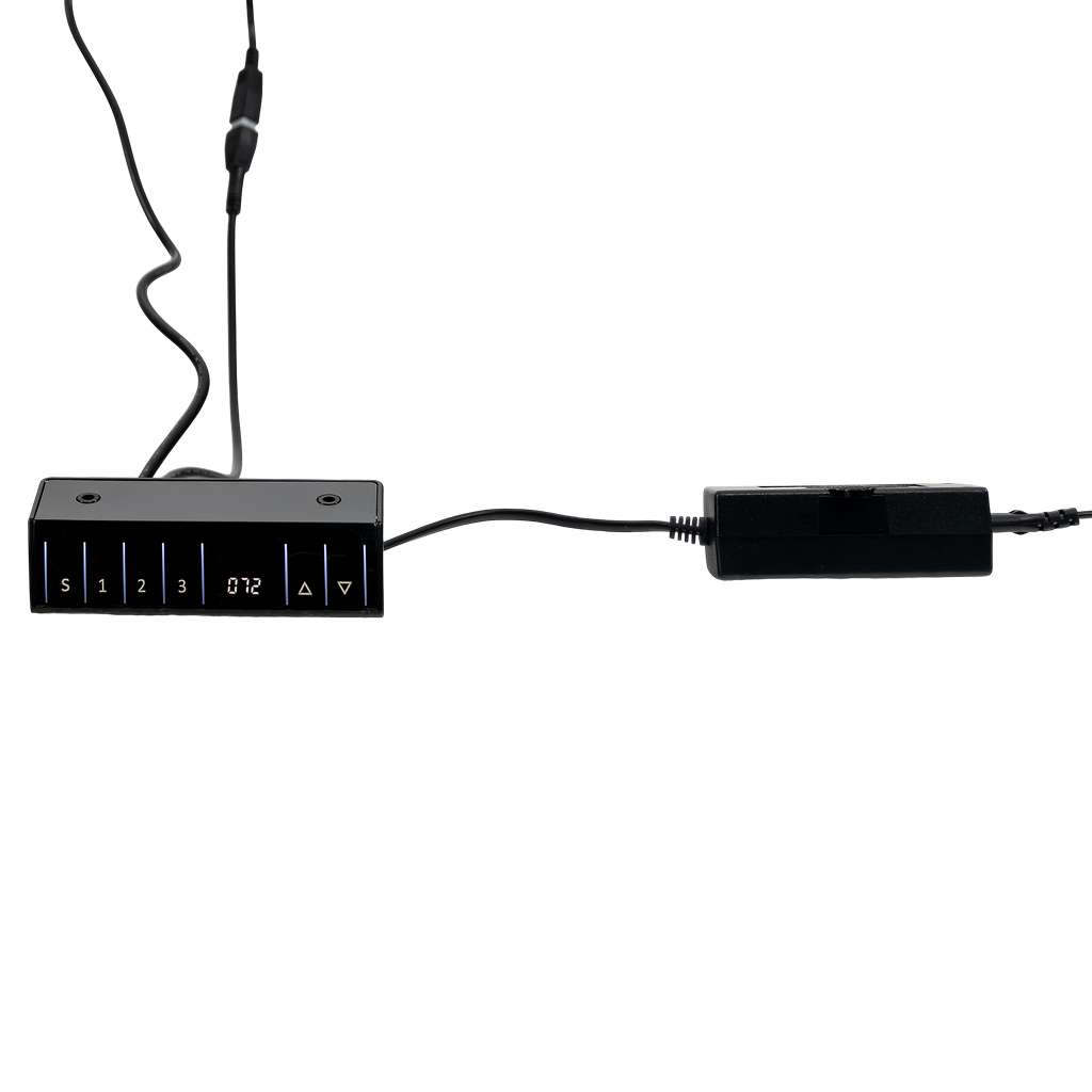 stelaż biurka regulowany elektrycznie, stelaż czarny, stelaż z regulacją wysokości, stelaż 1-silnikowy, stelaż do biurka 110-140 cm, regulowany stelaż do biurka, elektryczny stelaż biurkowy, stelaż z portami USB, ergonomiczny stelaż do biurka