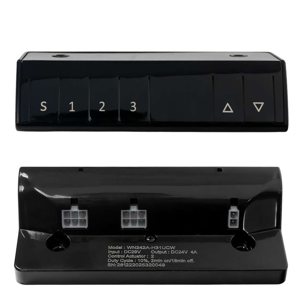 stelaż biurka regulowany elektrycznie, stelaż czarny, stelaż z regulacją wysokości, stelaż 1-silnikowy, stelaż do biurka 110-140 cm, regulowany stelaż do biurka, elektryczny stelaż biurkowy, stelaż z portami USB, ergonomiczny stelaż do biurka