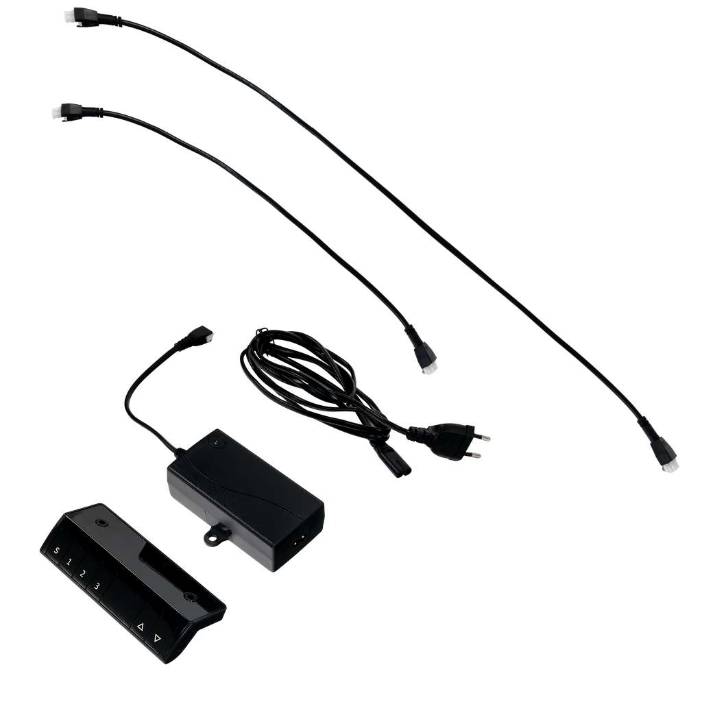 stelaż biurka regulowany elektrycznie, stelaż czarny, stelaż z regulacją wysokości, stelaż 1-silnikowy, stelaż do biurka 110-140 cm, regulowany stelaż do biurka, elektryczny stelaż biurkowy, stelaż z portami USB, ergonomiczny stelaż do biurka