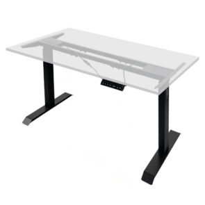 Zdjęcie produktu: Stelaż biurka regulowany elektrycznie FURVERO 2-silnikowy czarny