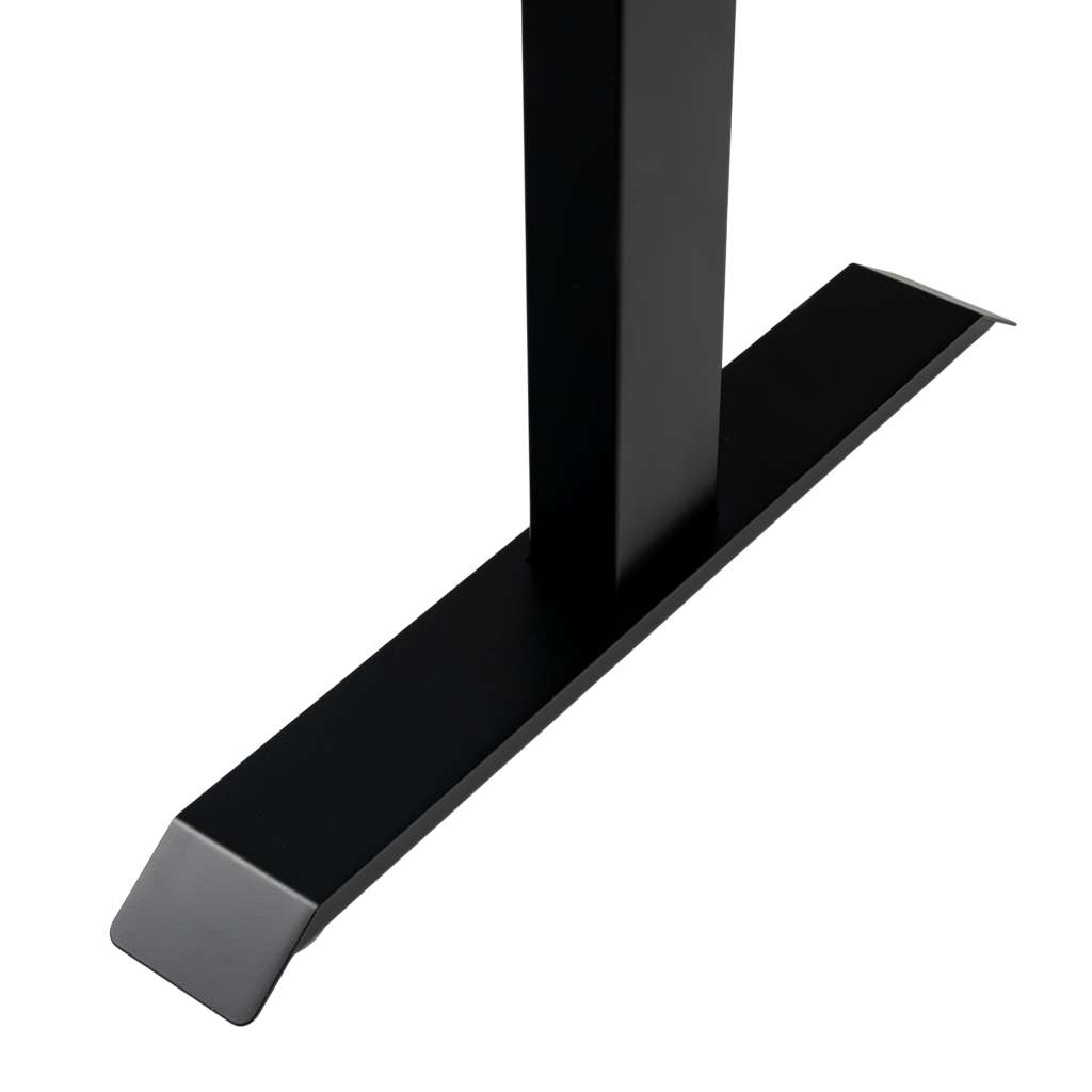 stelaż biurka regulowany elektrycznie, stelaż czarny, stelaż z regulacją wysokości, stelaż 1-silnikowy, stelaż do biurka 110-140 cm, regulowany stelaż do biurka, elektryczny stelaż biurkowy, stelaż z portami USB, ergonomiczny stelaż do biurka