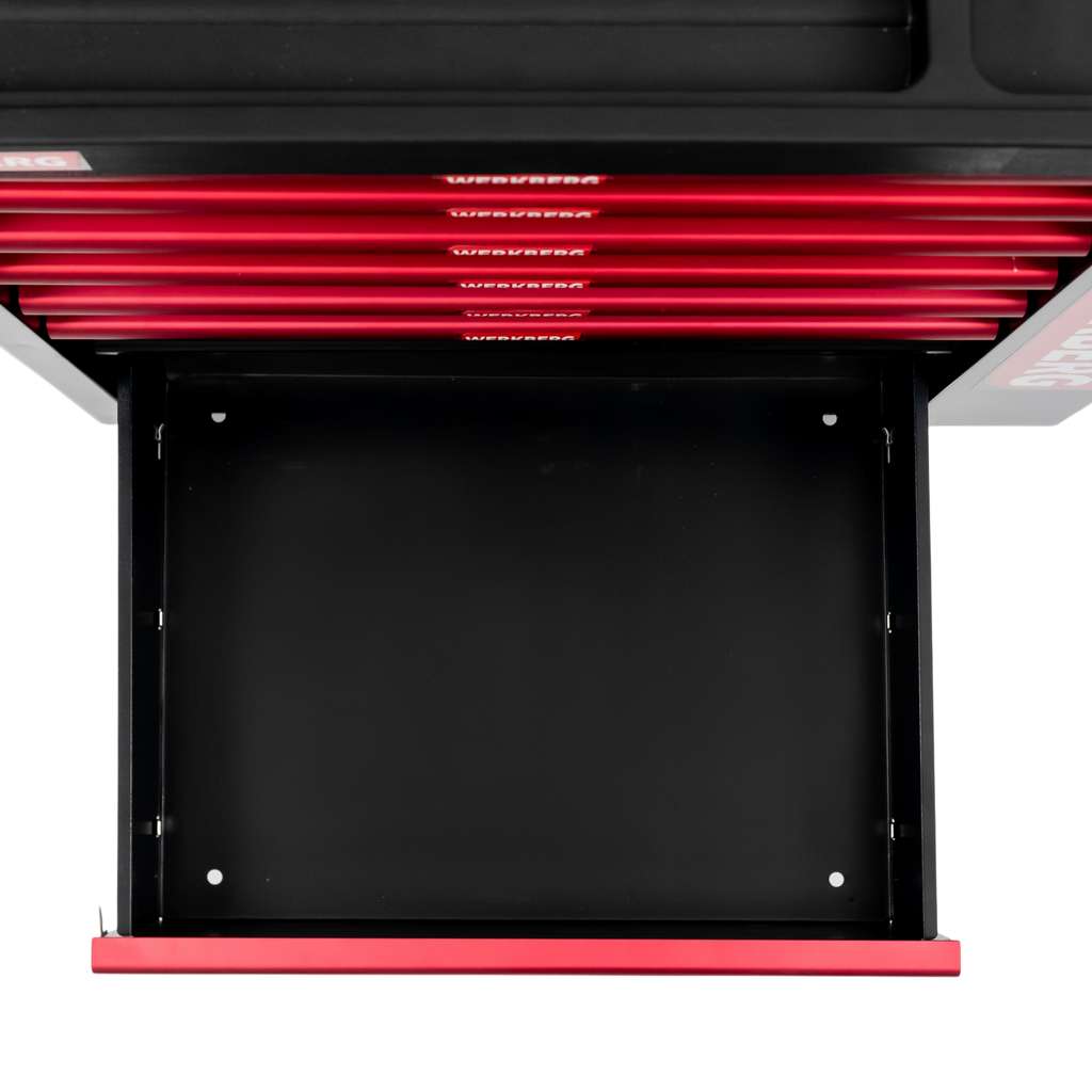 szafka narzędziowa, wózek narzędziowy warsztatowy WERKBERG PRO 7 z narzędziami