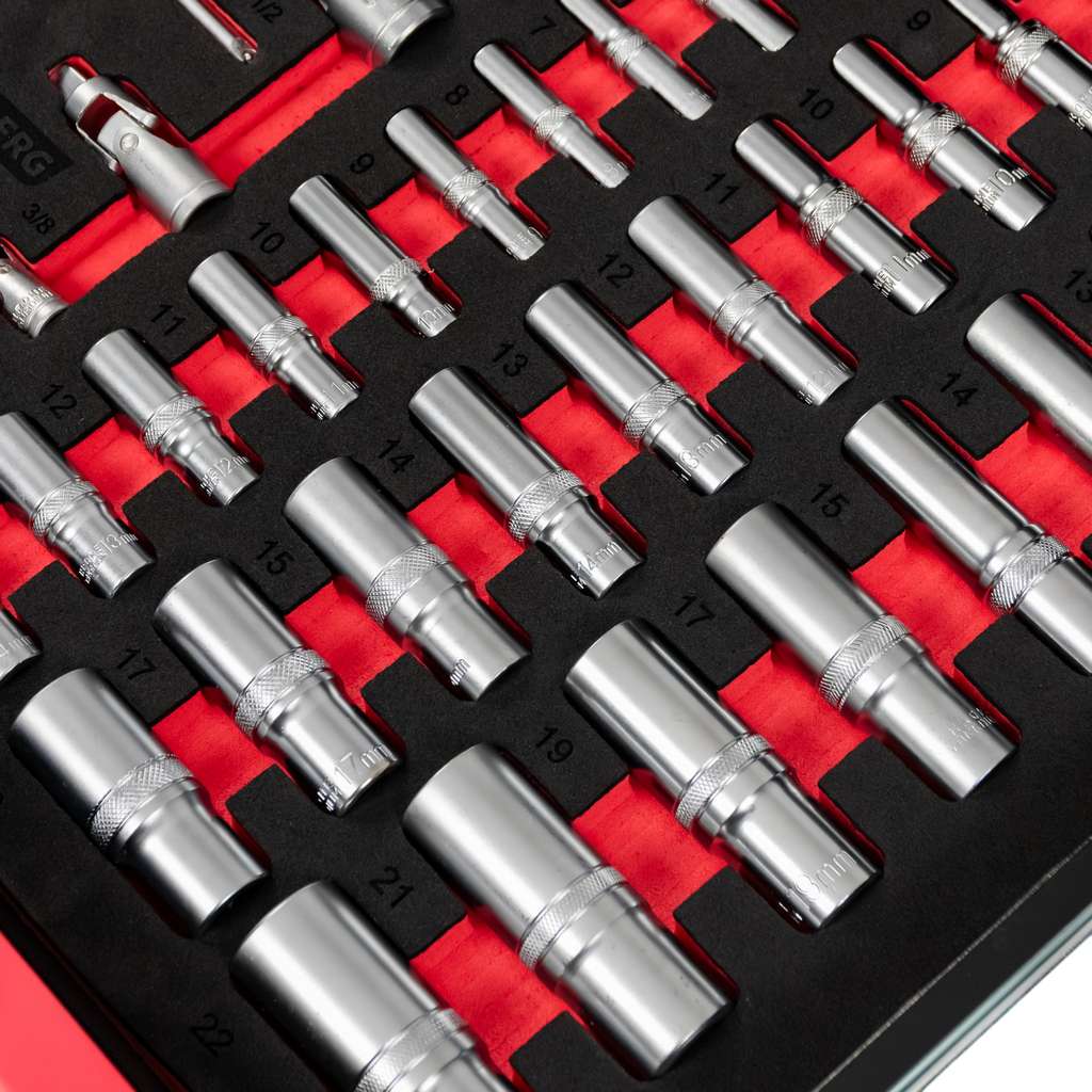 szafka narzędziowa, wózek narzędziowy warsztatowy WERKBERG PRO 7 z narzędziami