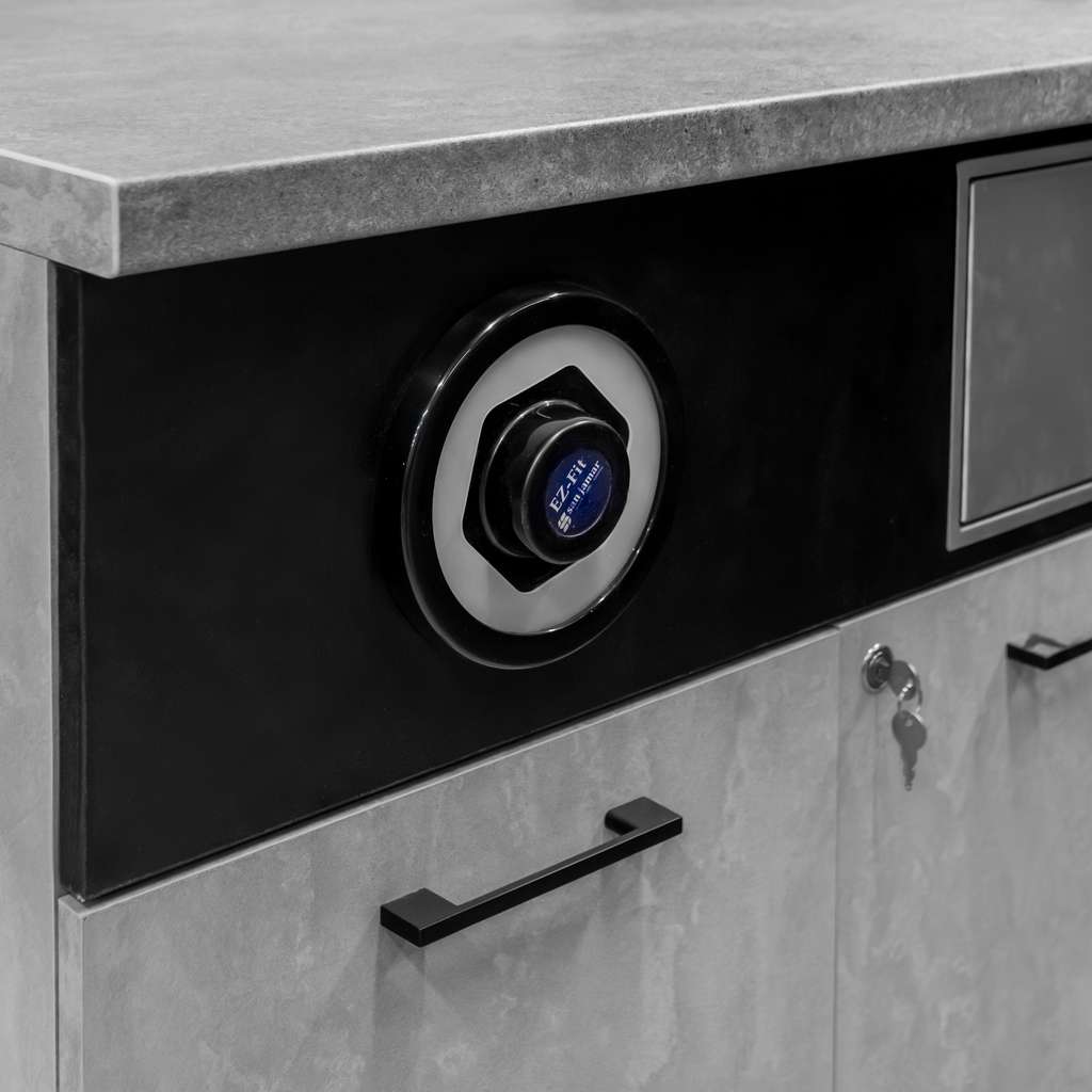 szafka pod ekspres do kawy, stacja kawowa, mebel do kawiarni, szafka gastronomiczna, szafka z oświetleniem LED, wyposażenie kawowe