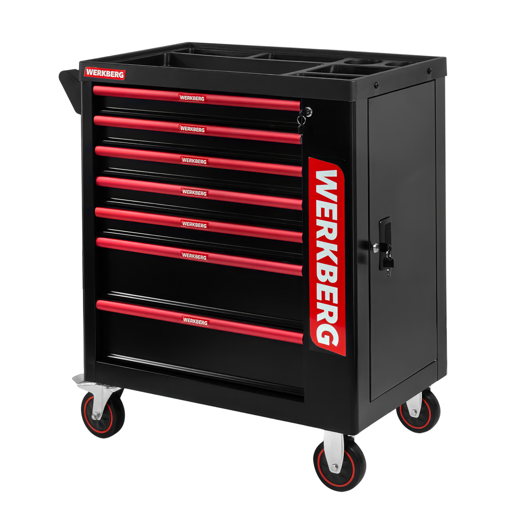 wózek narzędziowy, szafka warsztatowa na kółkach WERKBERG PRO 7