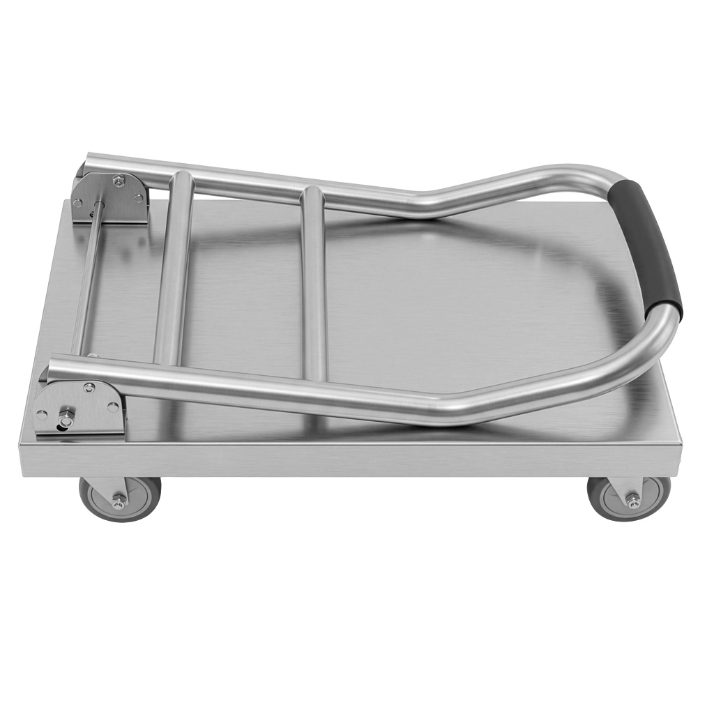 wózek transportowy, wózek gastronomiczny, wózek ze stali nierdzewnej, wózek na kółkach, wózek do gastronomii, wózek roboczy