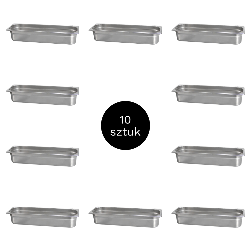 pojemnik stal nierdzewna, pojemnik gastronomiczny, pojemniki GN, zestaw pojemników nierdzewnych GN, pojemnik do sałatek i dodatków, wyposażenie gastronomiczne, pojemnik GN do bemaru i chłodni