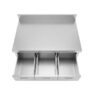 stół gastronomiczny nierdzewny z szufladami, stół roboczy do kuchni, stół przyścienny z półką, meble ze stali nierdzewnej, stół gastronomiczny z rantem, stół ze stali nierdzewnej