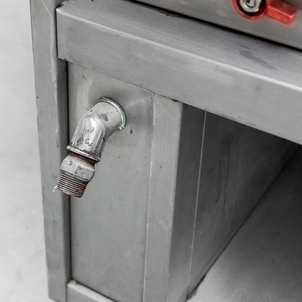 Bemar grzewczy z nadstawką DORA METAL SNT010 S-215 cm G-75 cm H-120 cm 4xGN