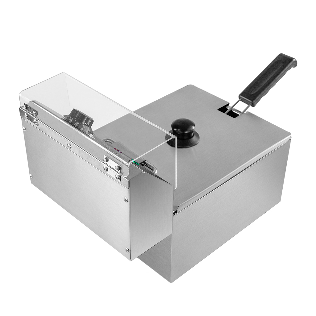 Frytownica gastronomiczna, frytownica nastawna jednokomorowa z pokrywą Mega-M 6l 3 kW