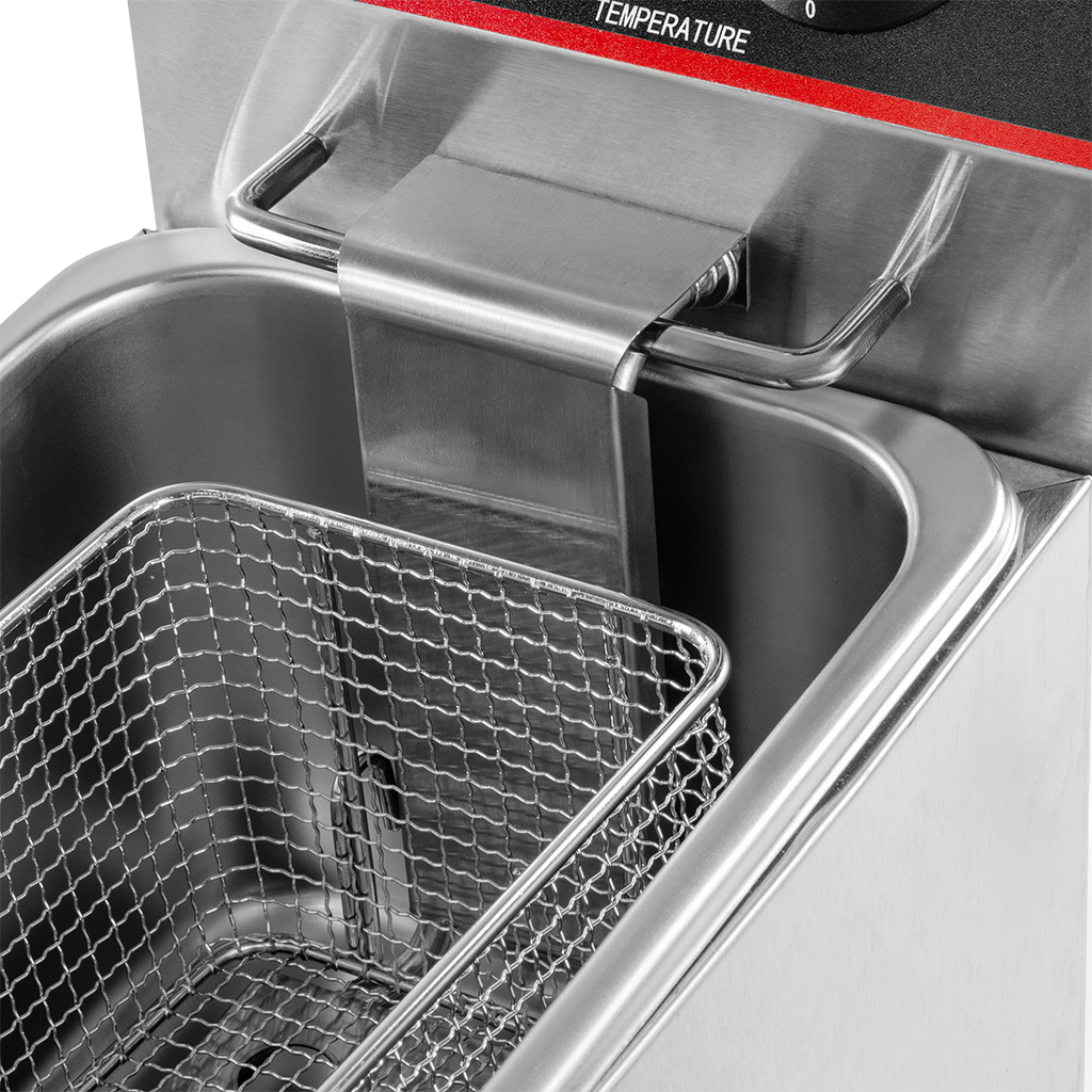 Frytownica gastronomiczna, frytownica nastawna jednokomorowa z pokrywą Mega-M 8l 3.3 kW