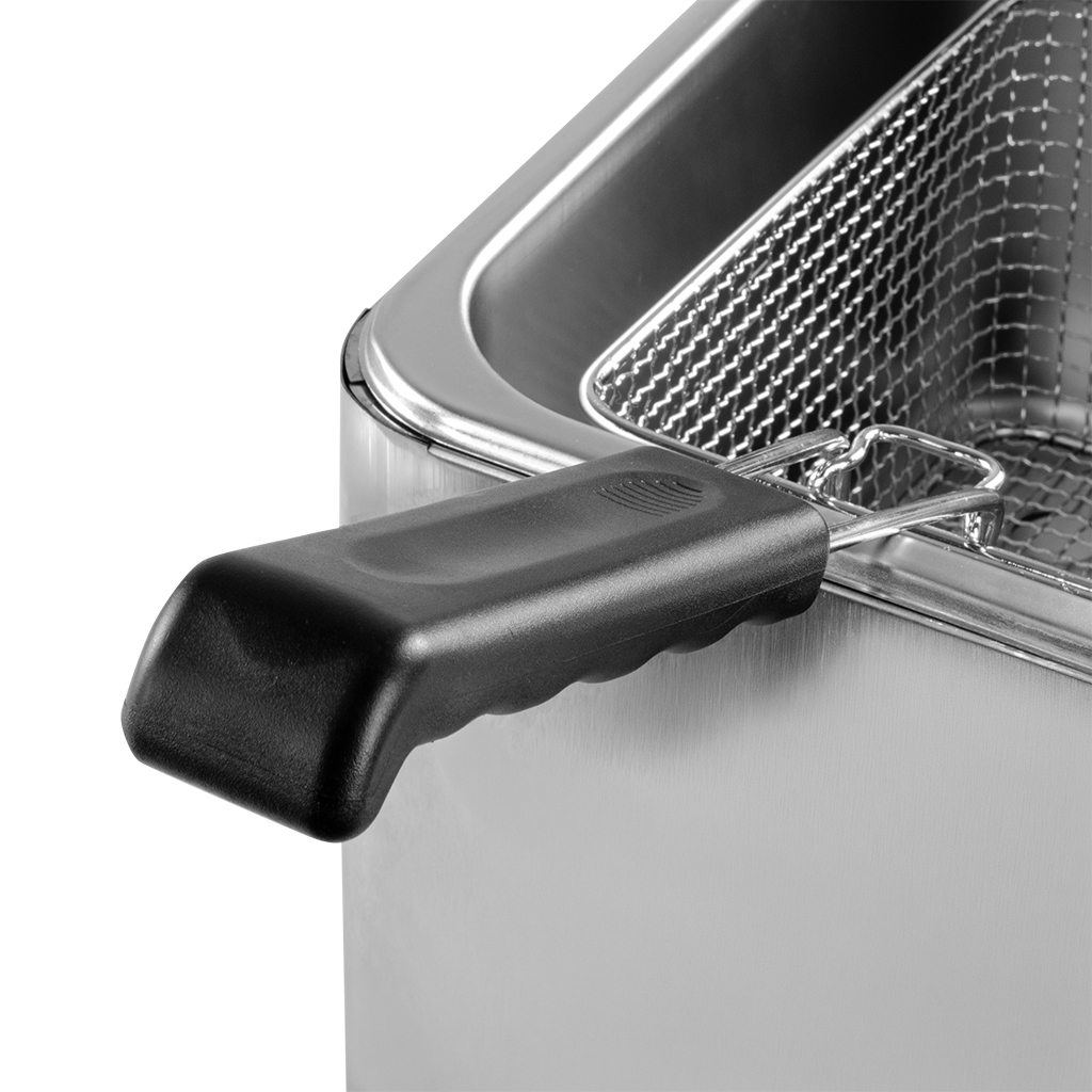 Frytownica gastronomiczna, frytownica nastawna jednokomorowa z pokrywą Mega-M 8l 3.3 kW