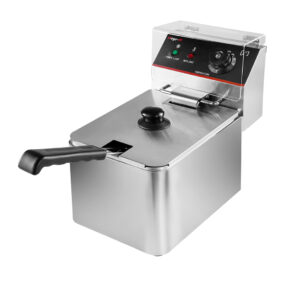 Zdjęcie produktu: Frytownica jednokomorowa nastawna z pokrywą Mega-M 4L 2kW elektryczna