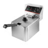 frytownica gastronomiczna, frytownica nastawna jednokomorowa z pokrywą Mega-M 4l 2 kW