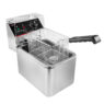 frytownica gastronomiczna, frytownica nastawna jednokomorowa z pokrywą Mega-M 4l 2 kW