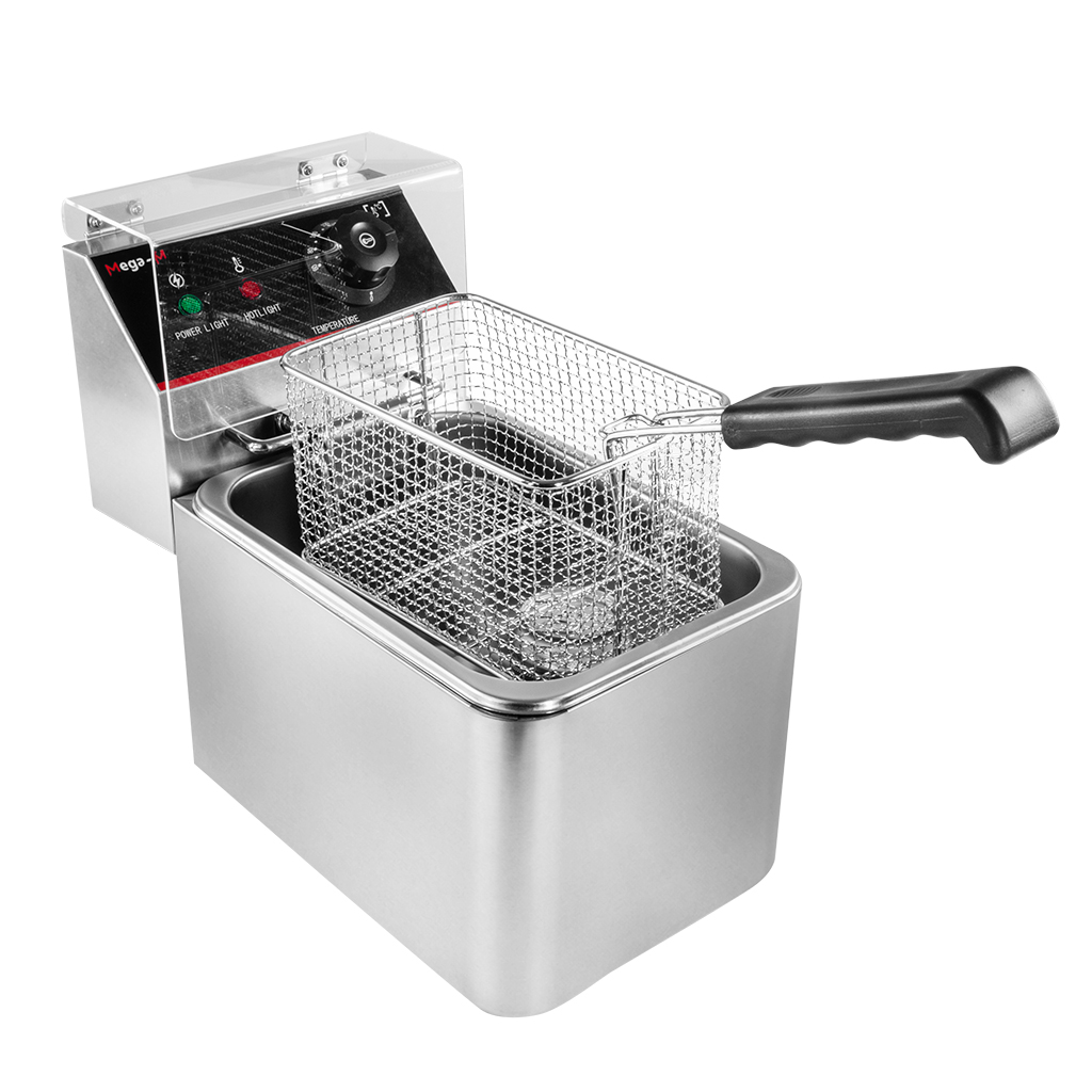frytownica gastronomiczna, frytownica nastawna jednokomorowa z pokrywą Mega-M 4l 2 kW