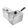 frytownica gastronomiczna, frytownica nastawna jednokomorowa z pokrywą Mega-M 4l 2 kW