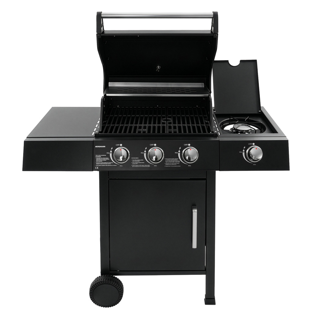 Grill gazowy BERGMANN 3+1, grill ogrodowy gazowy