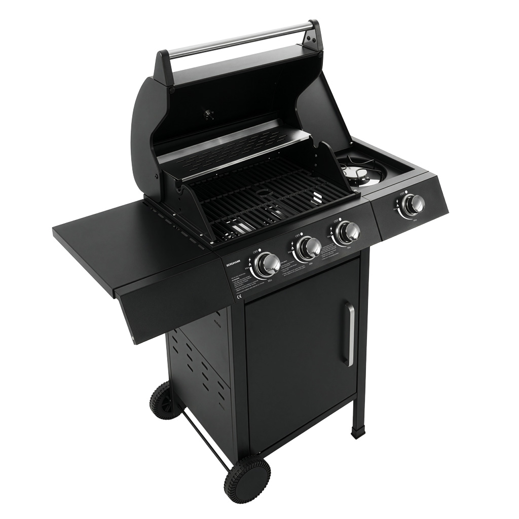 Grill gazowy BERGMANN 3+1, grill ogrodowy gazowy