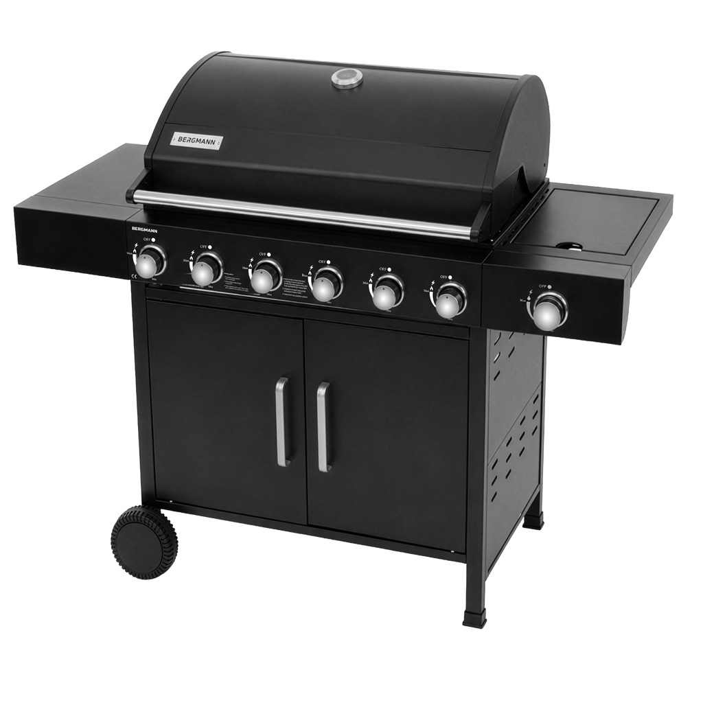Grill gazowy BERGMANN 6+1, grill ogrodowy gazowy