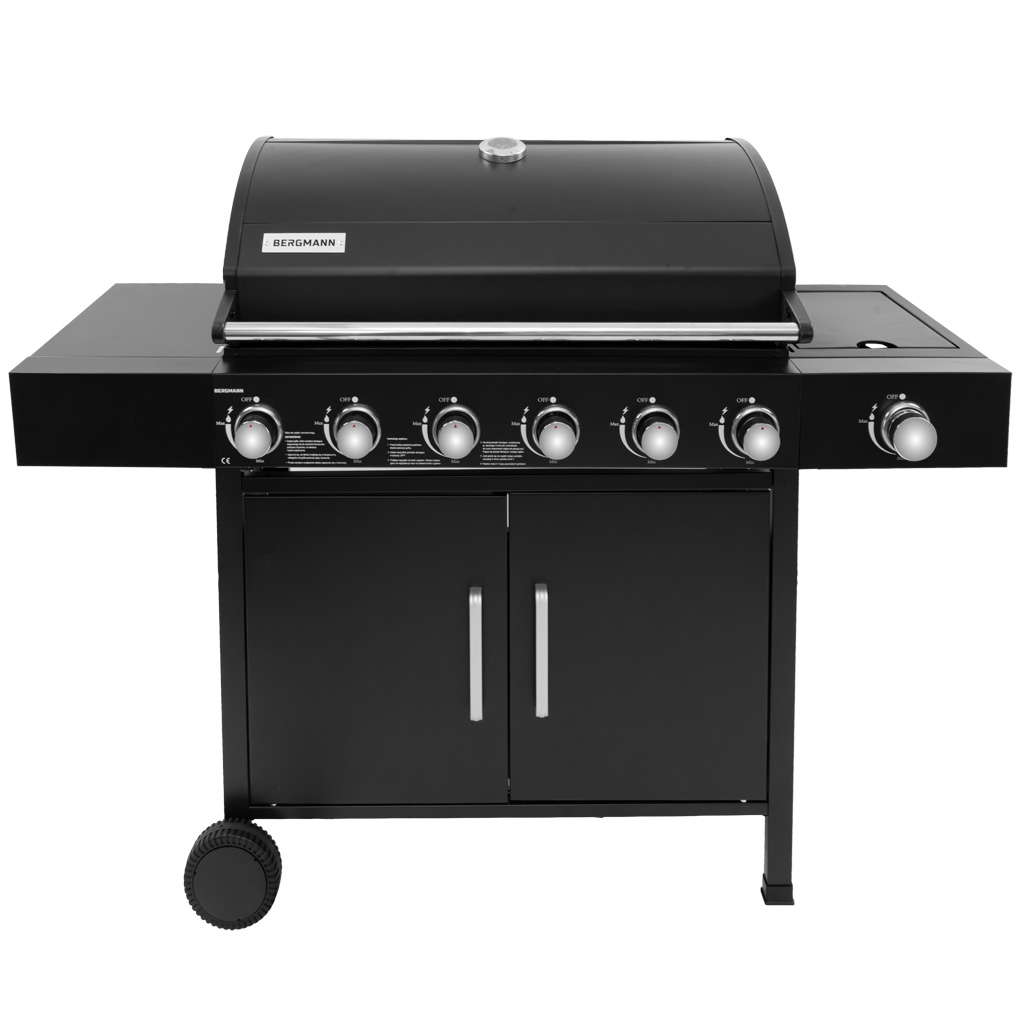 Grill gazowy BERGMANN 6+1, grill ogrodowy gazowy