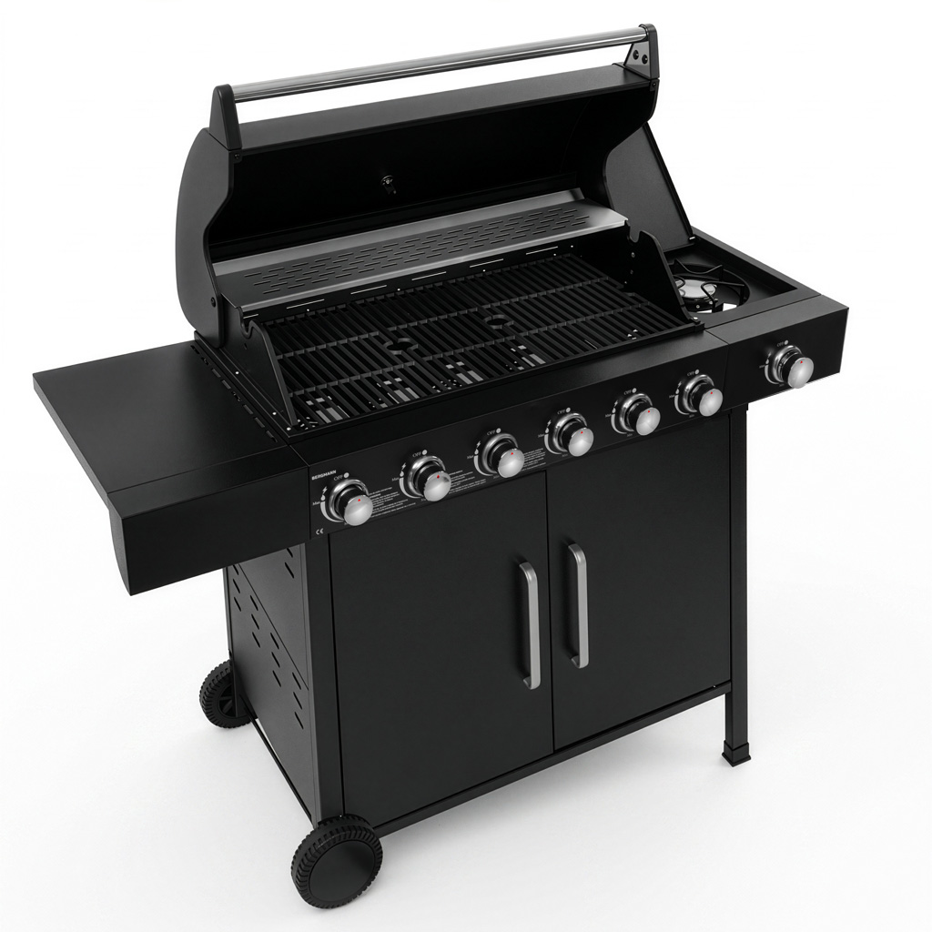 Grill gazowy BERGMANN 6+1, grill ogrodowy gazowy