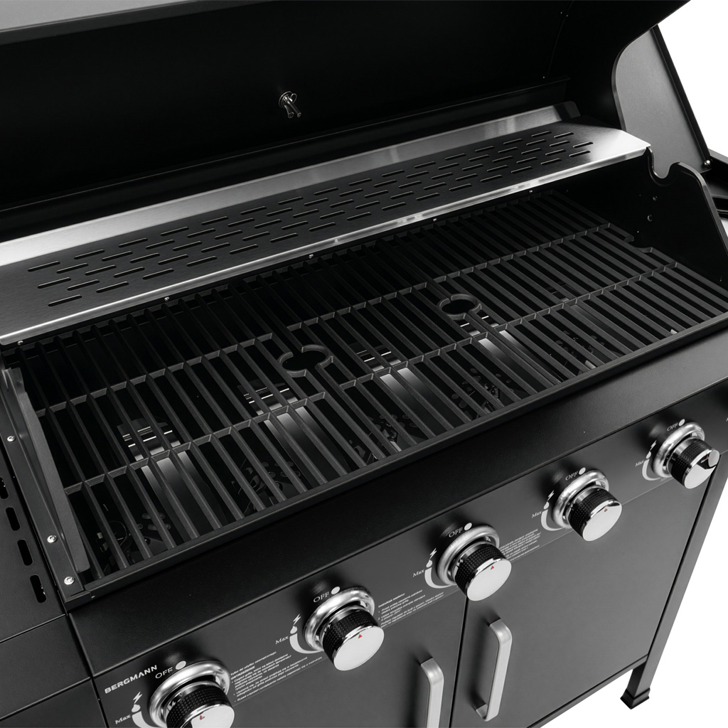 Grill gazowy BERGMANN 6+1, grill ogrodowy gazowy