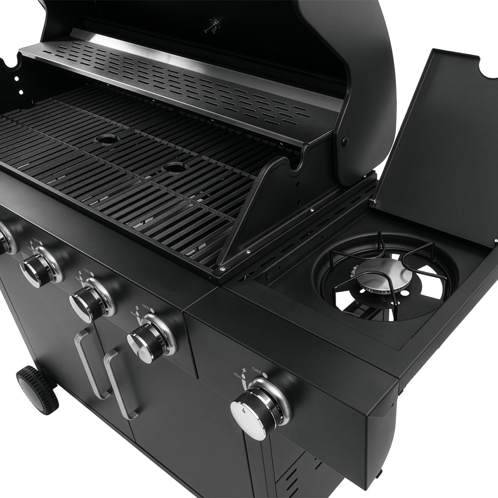 Grill gazowy BERGMANN 6+1, grill ogrodowy gazowy