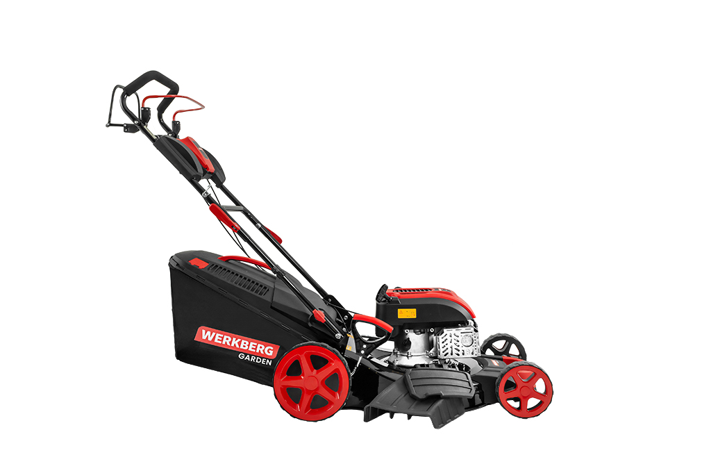osiarka do trawy, kosiarka z napędem, kosiarka spalinowa WERKBERG Garden 51 cm