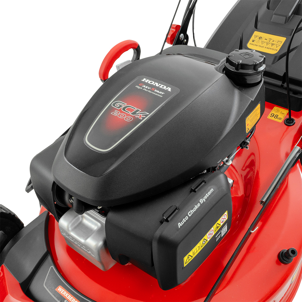 osiarka do trawy, kosiarka z napędem, kosiarka spalinowa z silnikiem HONDA WERKBERG Garden 56 cm
