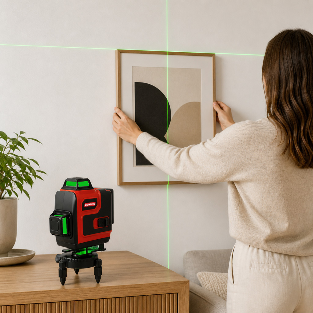 poziomica laserowa 4D, laser krzyżowy 16 linii, poziomica laserowa 360, laser do płytek, laser do sufitów podwieszanych, laser do zabudowy GK, poziomica z pilotem, laser budowlany, poziomica laserowa