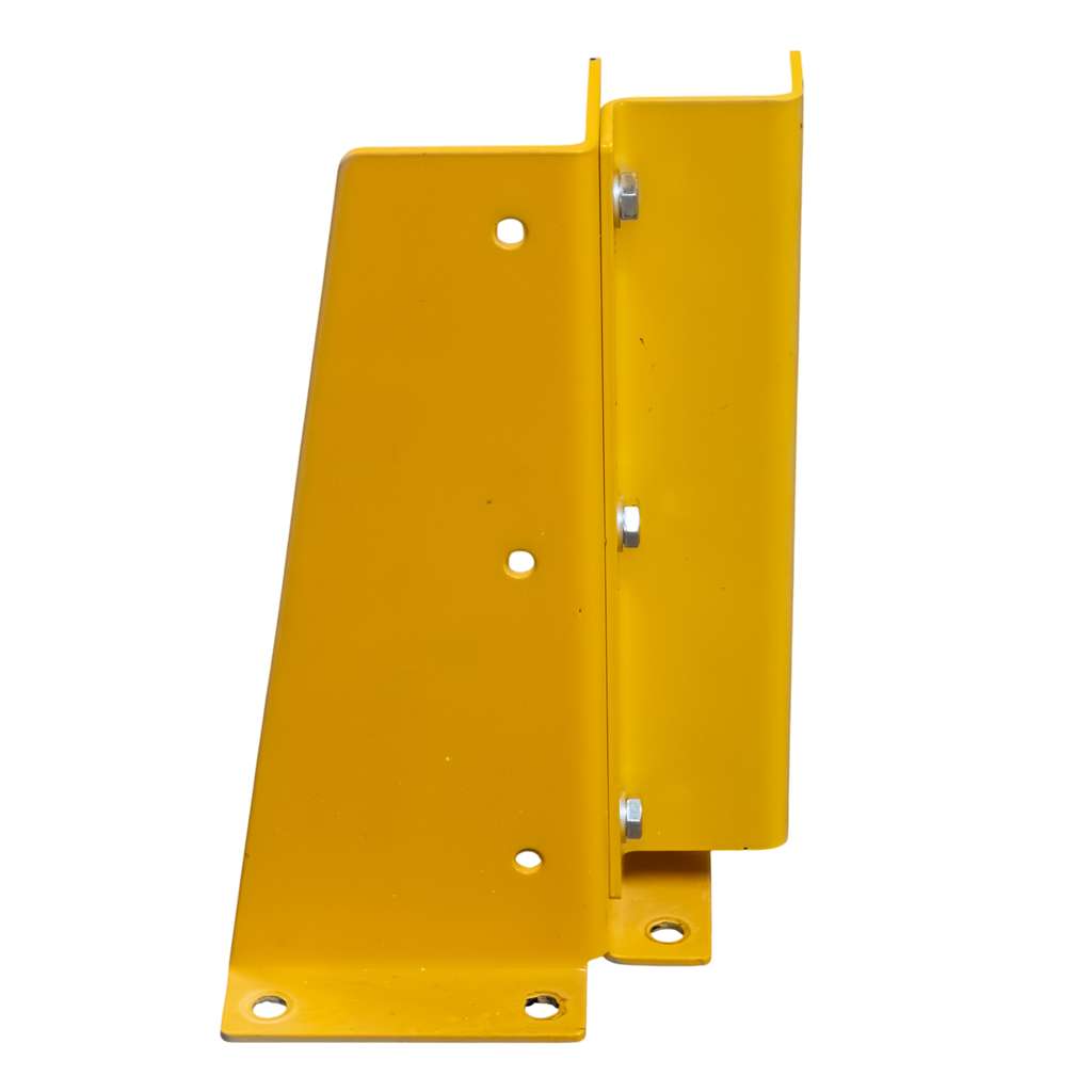 odbojnica regałowa, odbojnica nogi regału magazynowego, odbojnica czołowa, zabezpieczenie regału magazynowego, odbój regału magazynowego, osłona nogi regału, odbój czołowy regału, odbojnica magazynowa stalowa, ochrona nóg regału