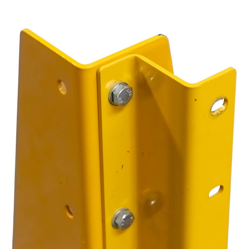 odbojnica regałowa, odbojnica nogi regału magazynowego, odbojnica czołowa, zabezpieczenie regału magazynowego, odbój regału magazynowego, osłona nogi regału, odbój czołowy regału, odbojnica magazynowa stalowa, ochrona nóg regału