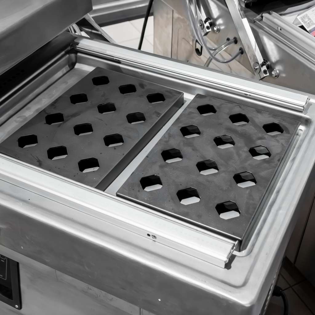 pakowarka zgrzewarka komorowa, pakowarka próżniowa 2 komorowa Mega-M D601 cm, pakowarka wolnostojąca