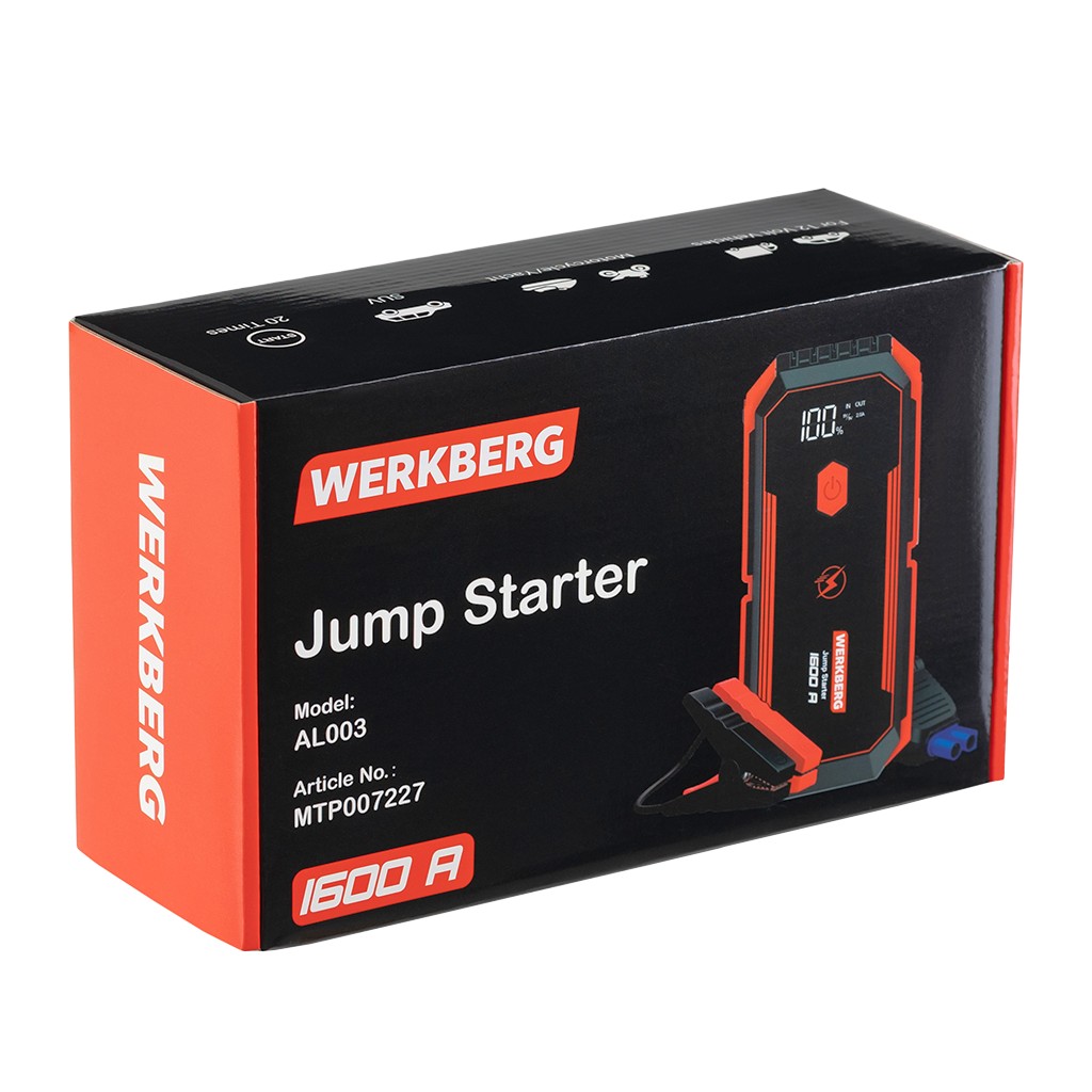 powerbank rozruchowy, urządzenie rozruchowe, jump starter, powerbank, booster do auta, przenośny rozrusznik samochodowy, awaryjne uruchamianie silnika, ładowarka samochodowa