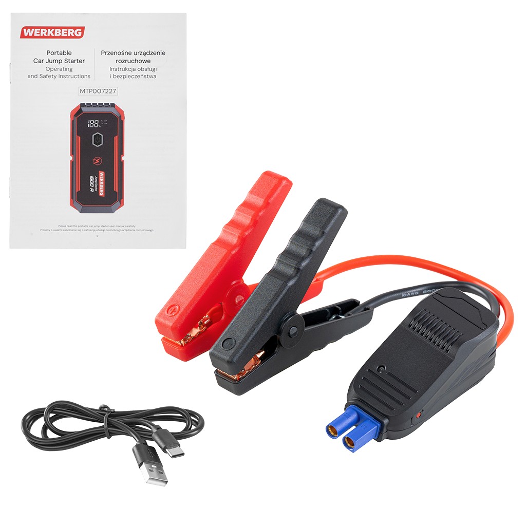 powerbank rozruchowy, urządzenie rozruchowe, jump starter, powerbank, booster do auta, przenośny rozrusznik samochodowy, awaryjne uruchamianie silnika, ładowarka samochodowa