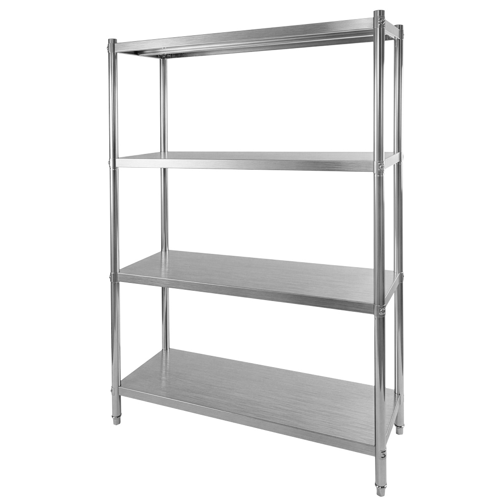 regał nierdzewny, regał gastronomiczny, regał ze stali nierdzewnej, regał magazynowy nierdzewny, regał do kuchni gastronomicznej, meble gastronomiczne stal nierdzewna, wyposażenie gastronomii, regał 4 półkowy nierdzewny, regał do restauracji