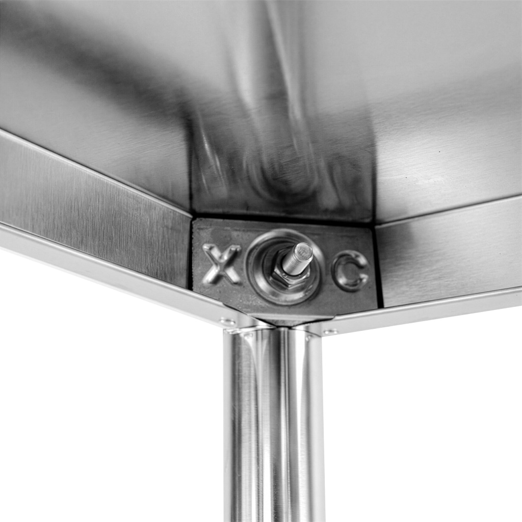 regał nierdzewny, regał gastronomiczny, regał ze stali nierdzewnej, regał magazynowy nierdzewny, regał do kuchni gastronomicznej, meble gastronomiczne stal nierdzewna, wyposażenie gastronomii, regał 4 półkowy nierdzewny, regał do restauracji