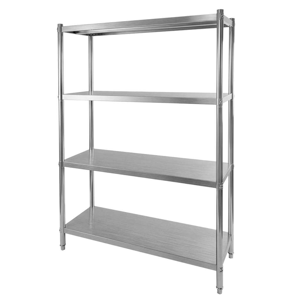 regał nierdzewny, regał gastronomiczny, regał ze stali nierdzewnej, regał magazynowy nierdzewny, regał do kuchni gastronomicznej, meble gastronomiczne stal nierdzewna, wyposażenie gastronomii, regał 4 półkowy nierdzewny, regał do restauracji