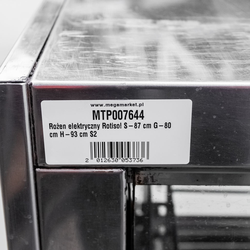 Rożno rożen elektryczny do kurczaków ROTISOLRożno rożen elektryczny do kurczaków ROTISOL