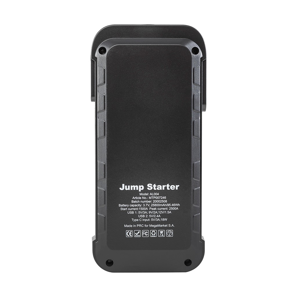 powerbank rozruchowy, urządzenie rozruchowe, jump starter, powerbank, booster do auta, przenośny rozrusznik samochodowy, awaryjne uruchamianie silnika, ładowarka samochodowa