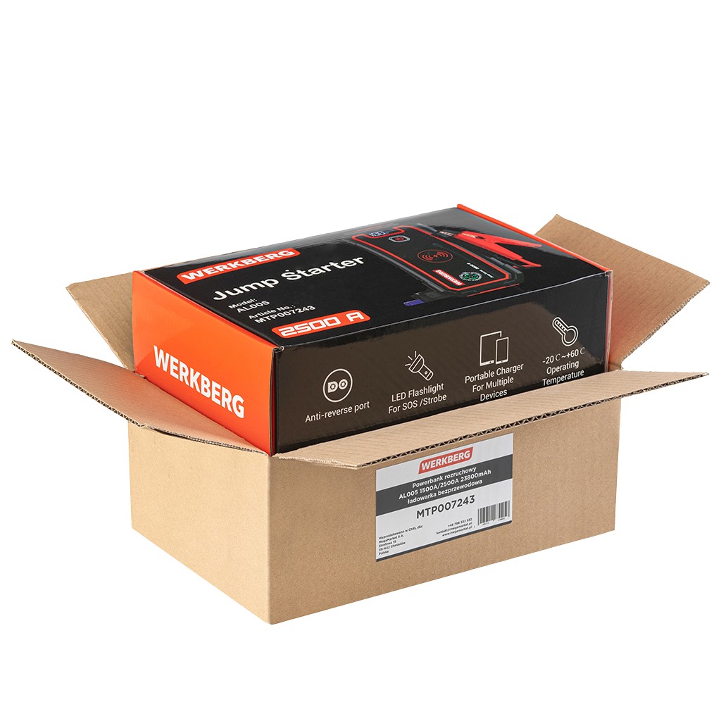 powerbank rozruchowy, urządzenie rozruchowe, jump starter, powerbank, booster do auta, przenośny rozrusznik samochodowy, awaryjne uruchamianie silnika, ładowarka samochodowa