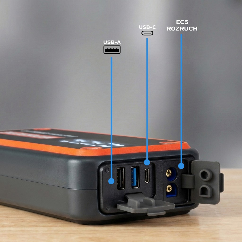 Urządzenie rozruchowe Powerbank Booster WERKBERG AL009 3000A6000A 36000mAh lifestyle