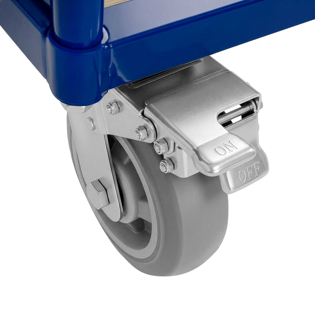 wózek platformowy, wózek magazynowy, wózek transportowy, wózek, wózek do magazynu, wózek na kartony i beczki, transport towarów, wózek z burtami, wózek platformowy z burtami