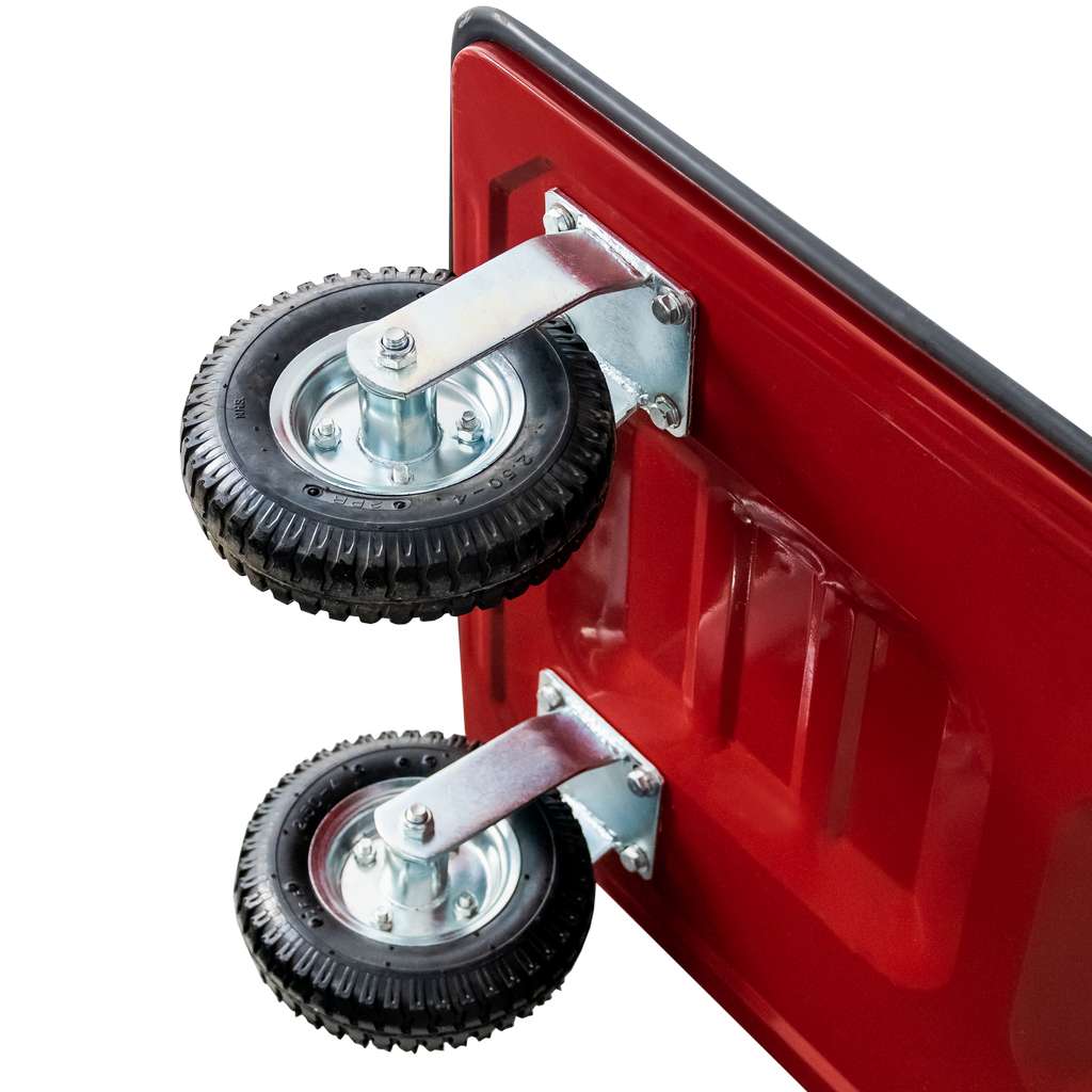 wózek platformowy, wózek magazynowy, wózek z kołami poliuretanowymi, wózek transportowy składany, wózek ręczny stalowy, wózek do magazynu, wózek na kartony i beczki, transport towarów,