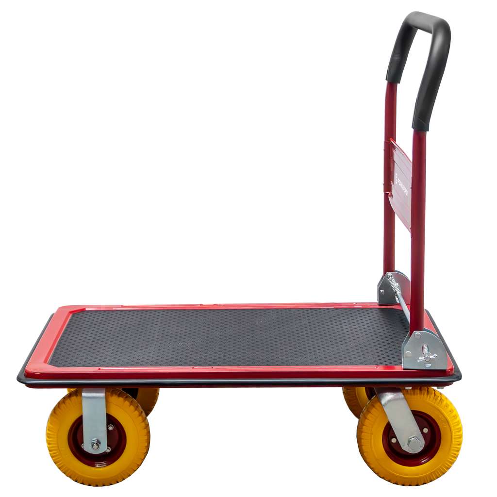 wózek platformowy, wózek magazynowy, wózek z kołami poliuretanowymi, wózek transportowy składany, wózek ręczny stalowy, wózek do magazynu, wózek na kartony i beczki, transport towarów