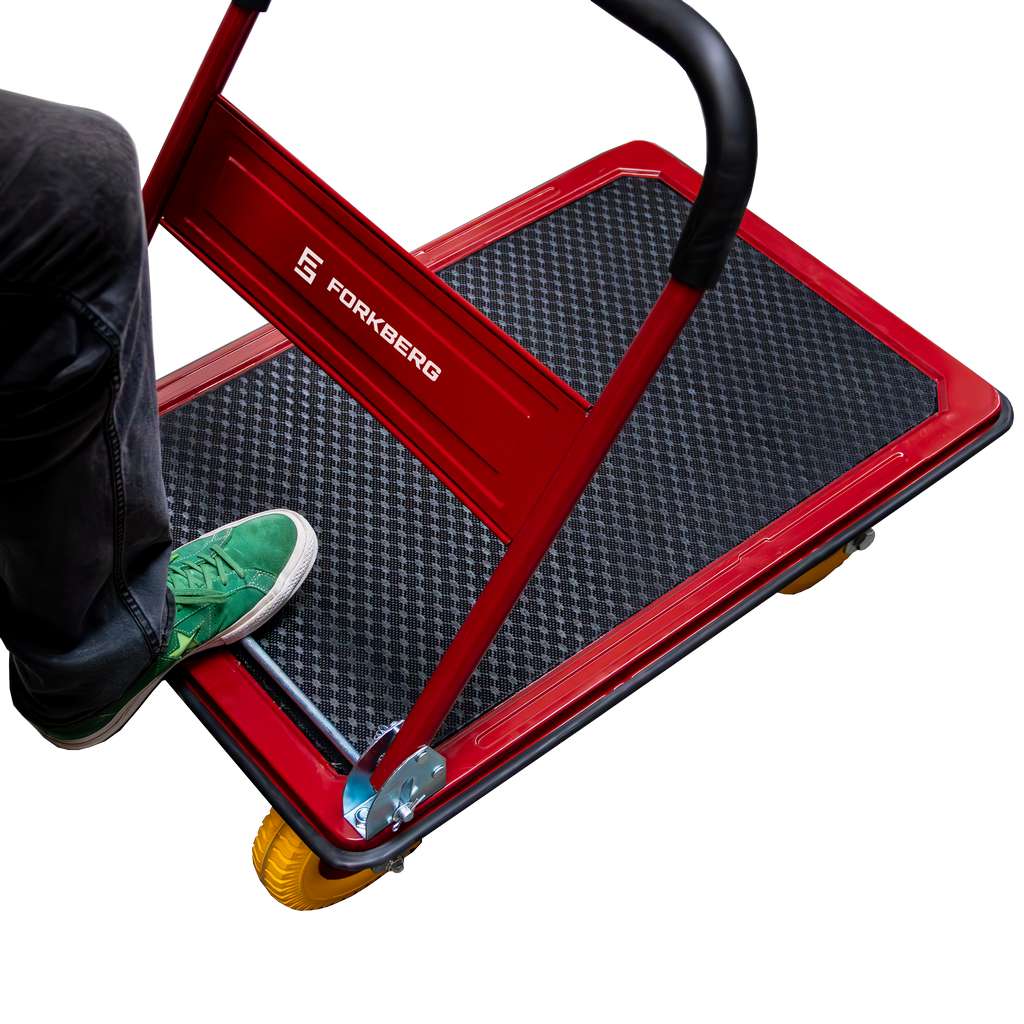 wózek platformowy, wózek magazynowy, wózek z kołami poliuretanowymi, wózek transportowy składany, wózek ręczny stalowy, wózek do magazynu, wózek na kartony i beczki, transport towarów