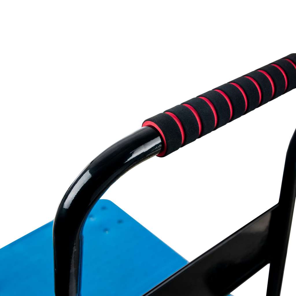 wózek platformowy, wózek magazynowy, wózek z kołami poliuretanowymi, wózek transportowy składany, wózek ręczny stalowy, wózek do magazynu, wózek na kartony i beczki, transport towarów,